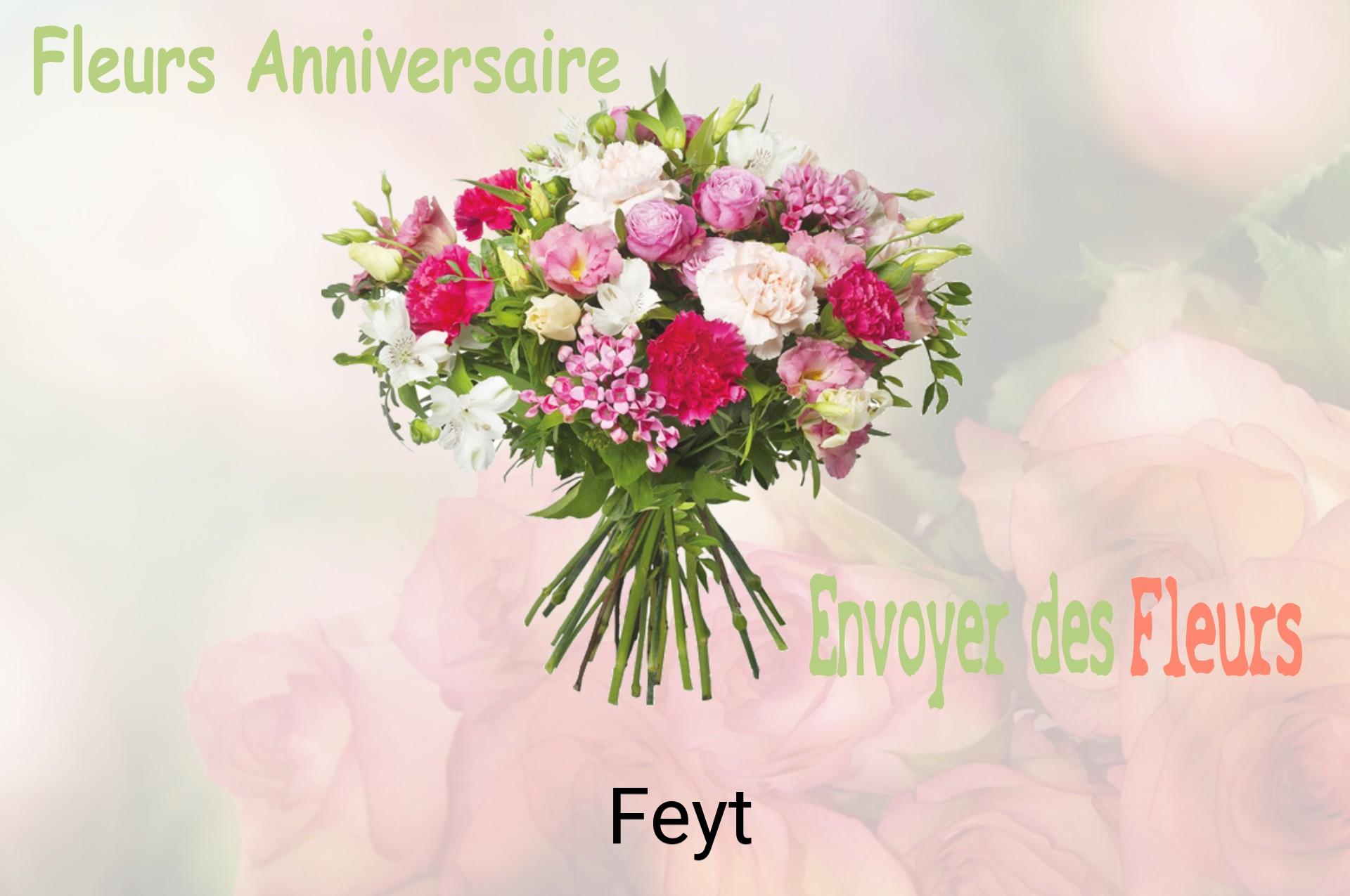 Bouquet de fleurs d’anniversaire livré à Feyt